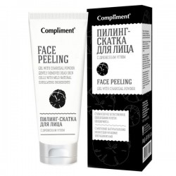 Пилинг-скатка Compliment для лица с древесным углем 80 мл